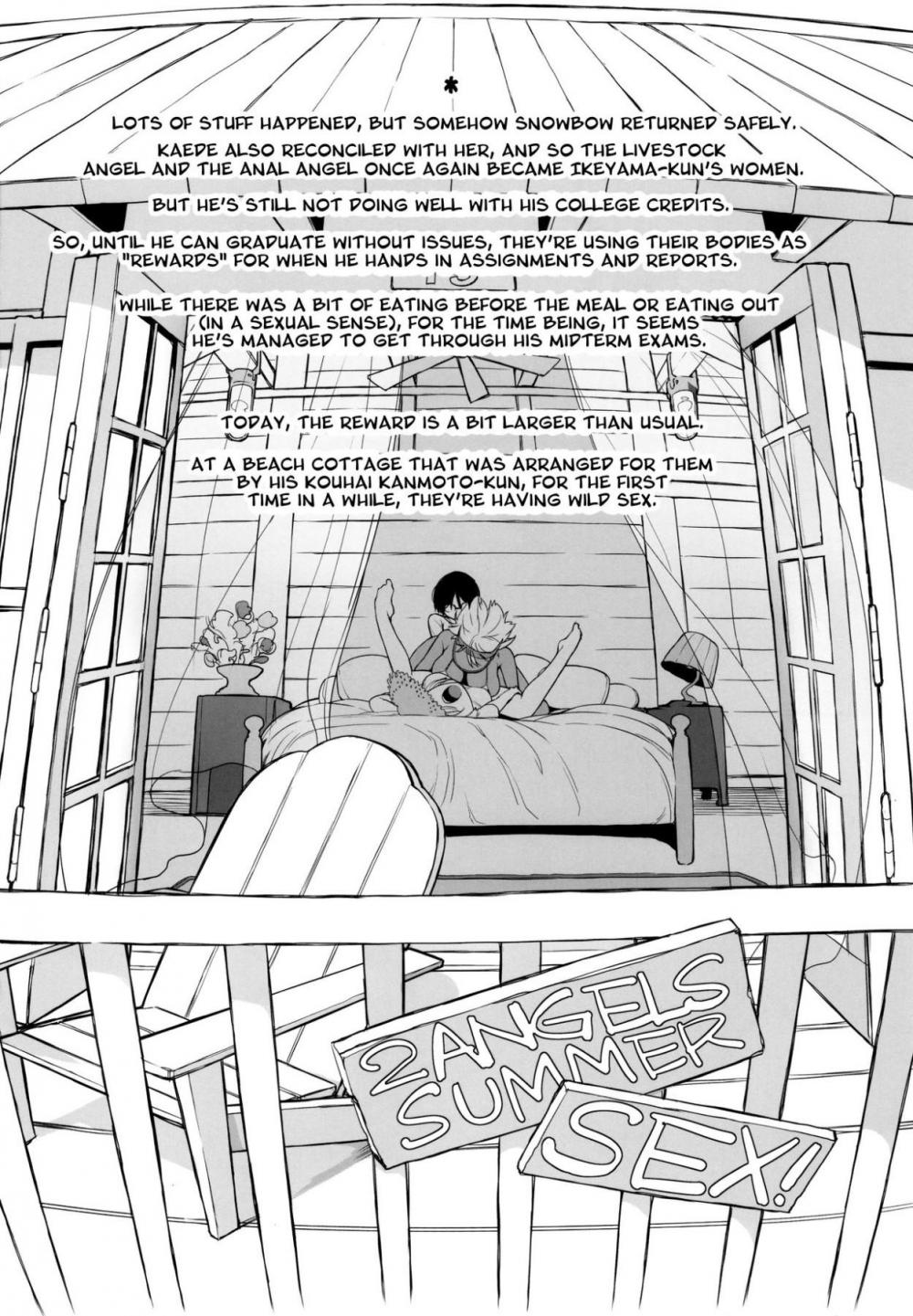 Hentai Manga Comic-2ANGELS SUMMER SEX!-Read-3